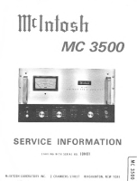 McIntosh MC-3500-Service-Information